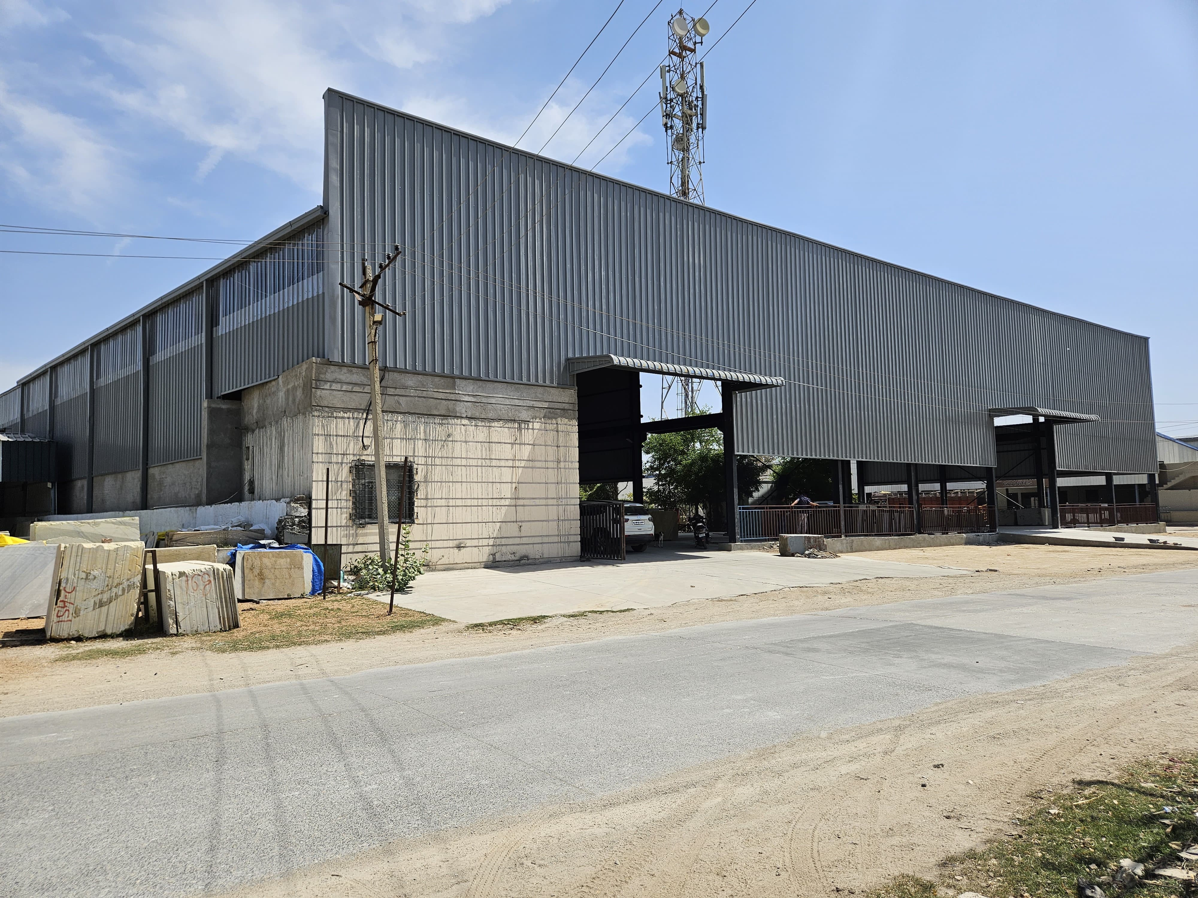 Derrick Crane at construction site